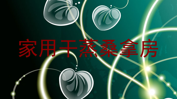 家用干蒸桑拿房