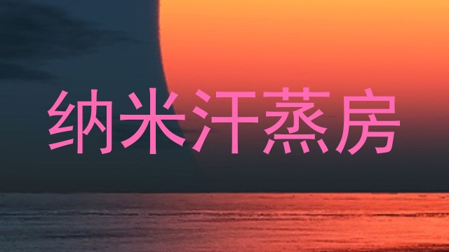 纳米汗蒸房