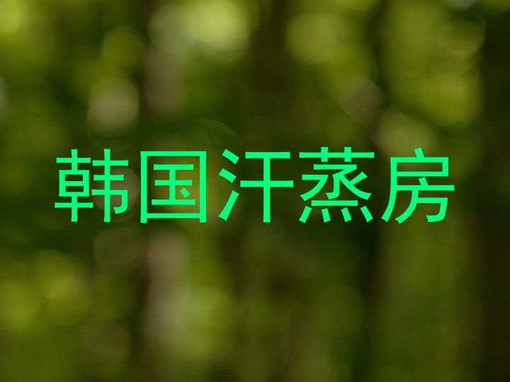韩国汗蒸房