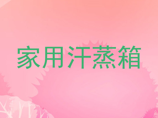 家用汗蒸箱
