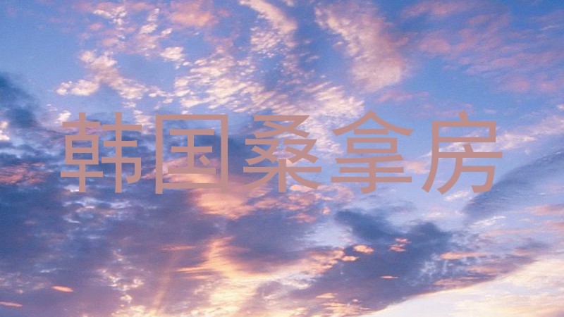 韩国桑拿房