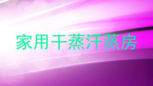 家用干蒸汗蒸房