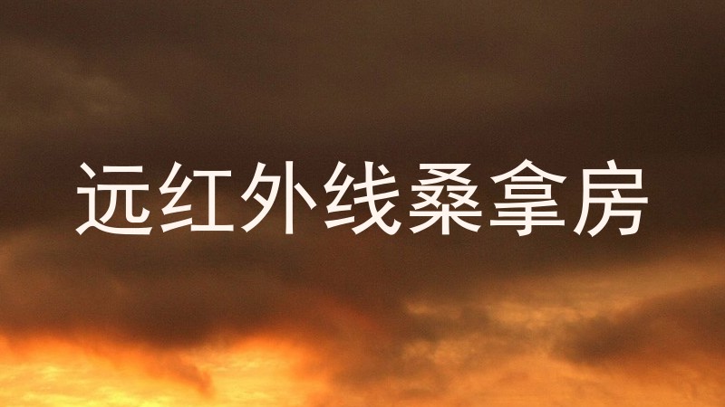 远红外线桑拿房
