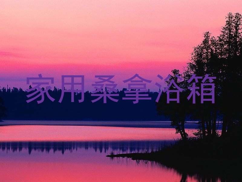 家用桑拿浴箱