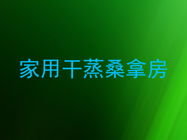 家用干蒸桑拿房