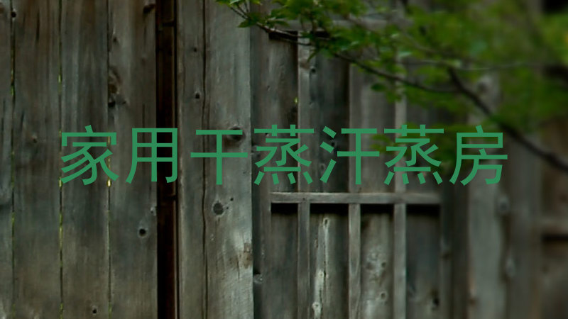 家用干蒸汗蒸房