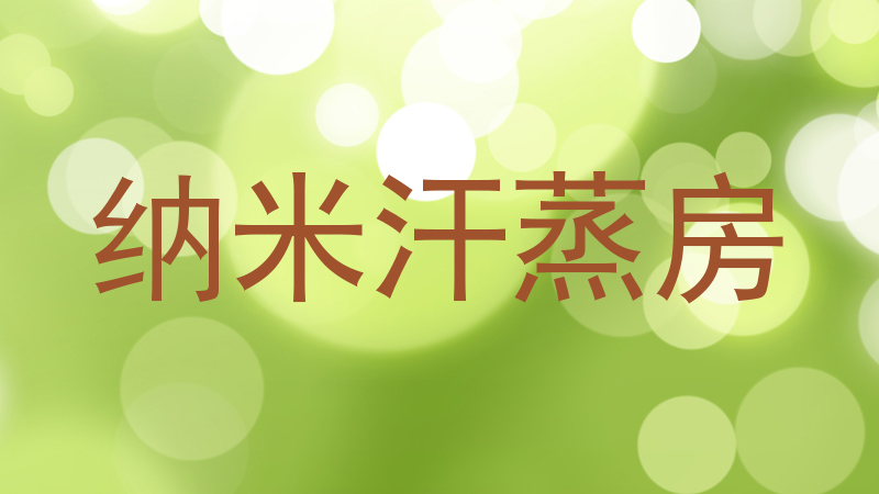 纳米汗蒸房