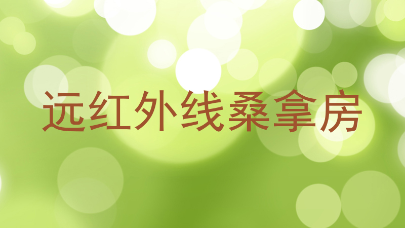 远红外线桑拿房