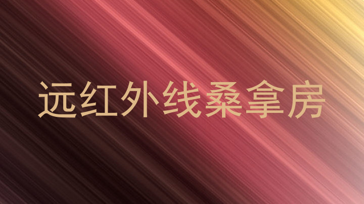 远红外线桑拿房