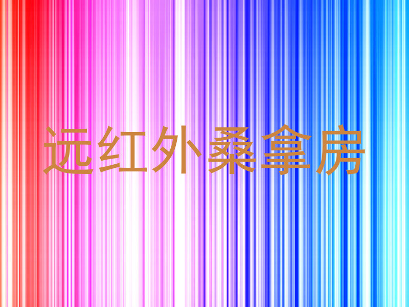 远红外桑拿房