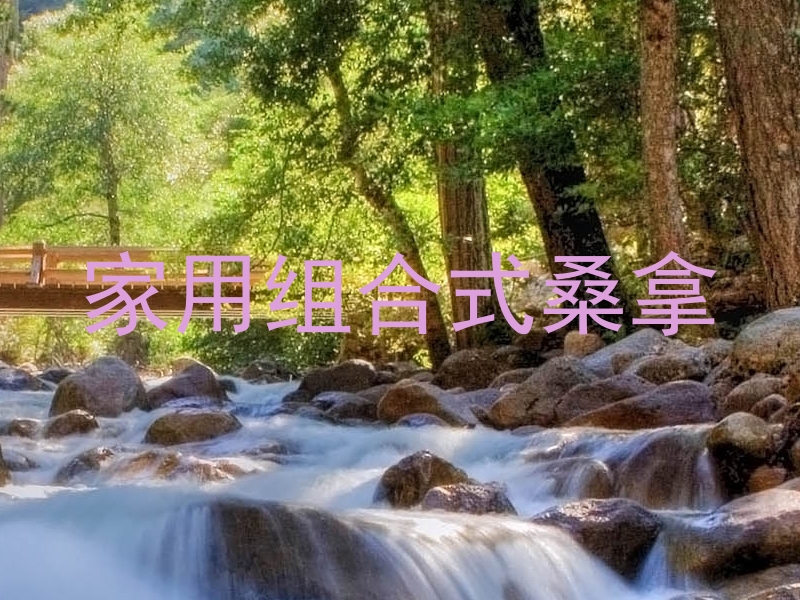 家用组合式桑拿