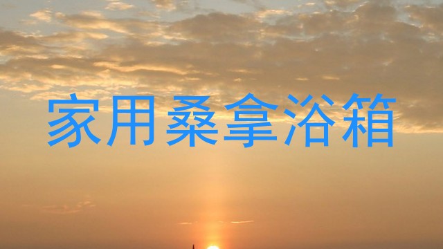 家用桑拿浴箱
