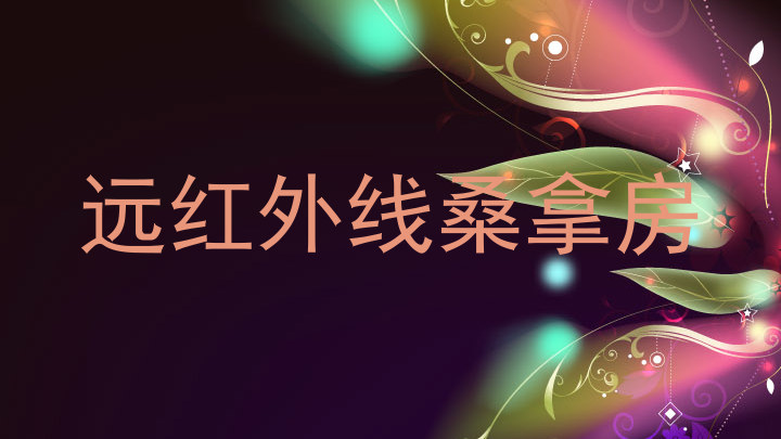 远红外线桑拿房