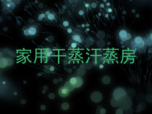 家用干蒸汗蒸房