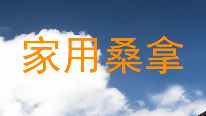 家用桑拿