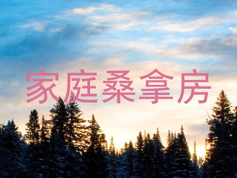 家庭桑拿房