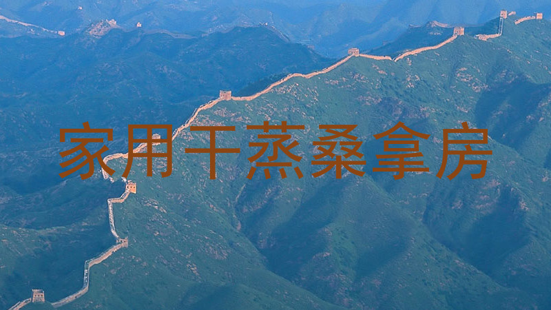 家用干蒸桑拿房