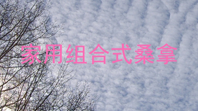 家用组合式桑拿