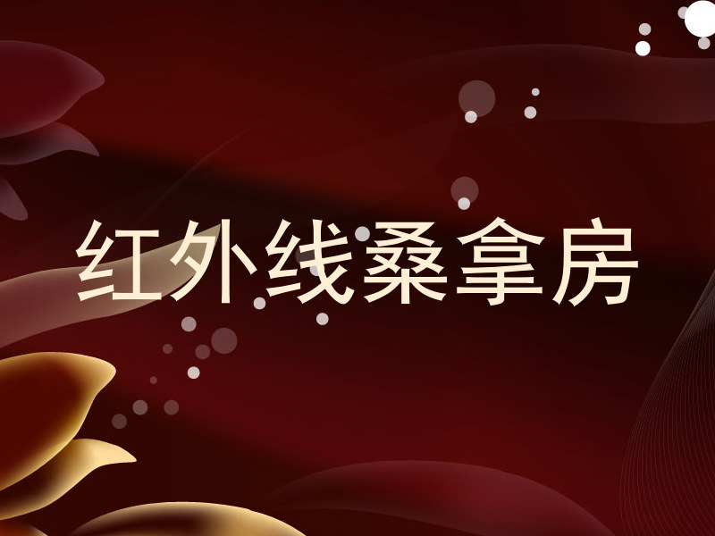 红外线桑拿房
