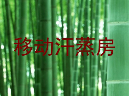 移动汗蒸房