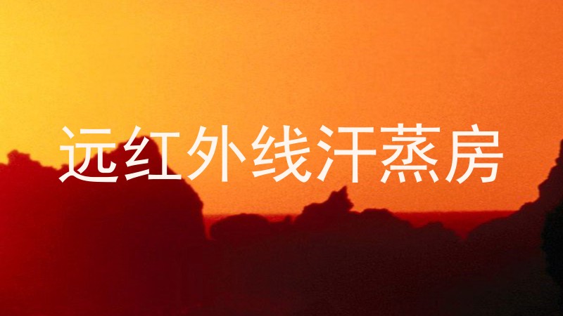 远红外线汗蒸房