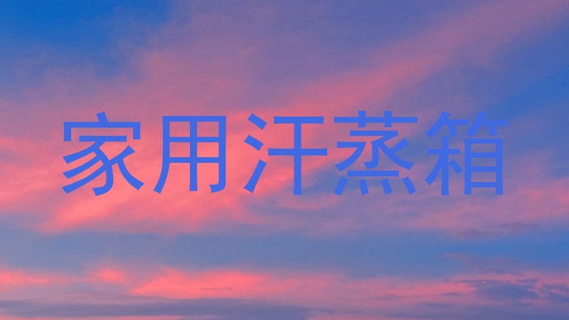 家用汗蒸箱