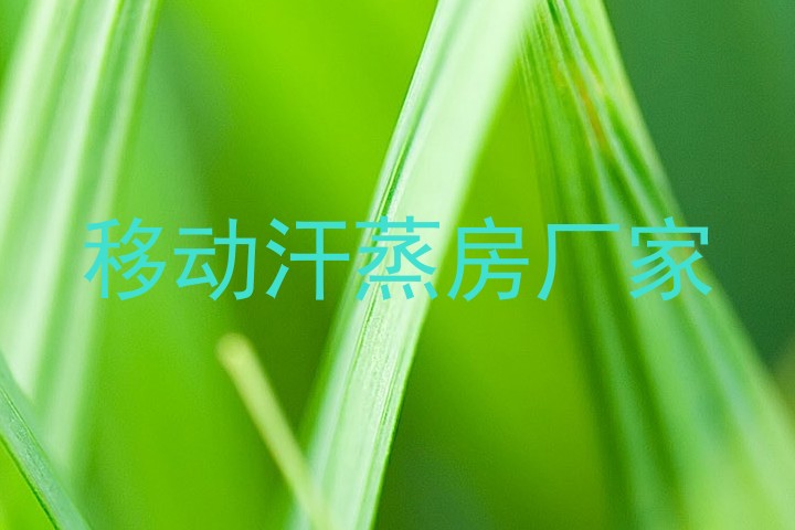 移动汗蒸房厂家