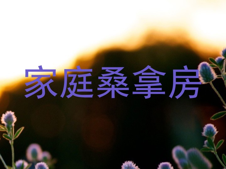 家庭桑拿房
