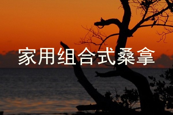 家用组合式桑拿