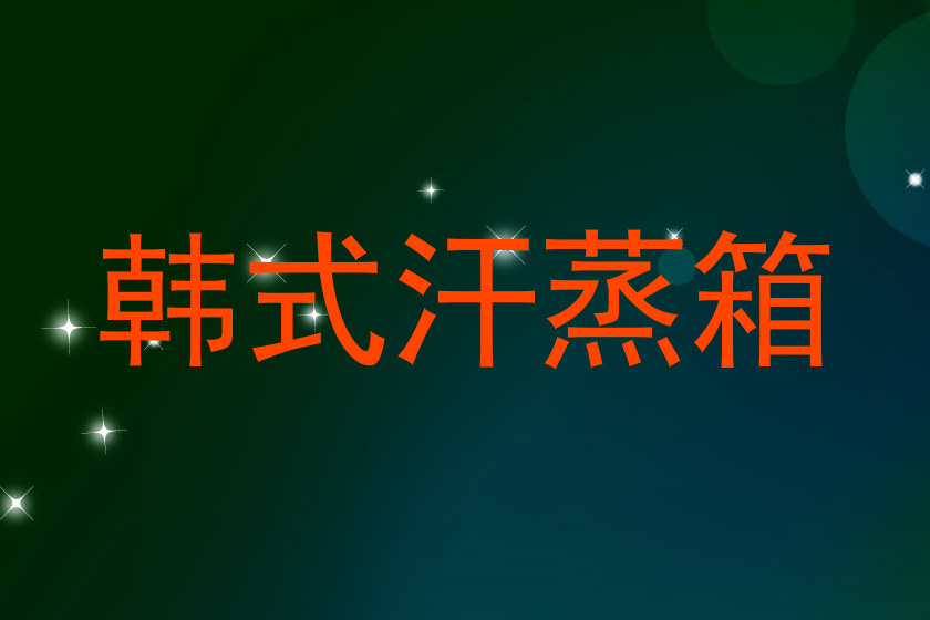 韩式汗蒸箱