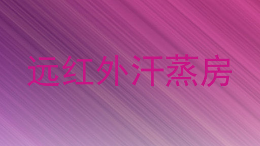 远红外汗蒸房
