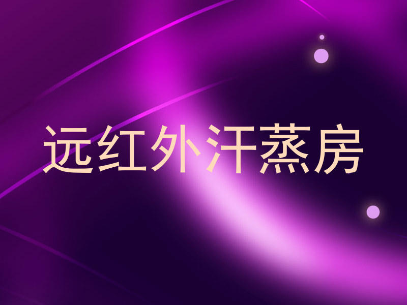 远红外汗蒸房