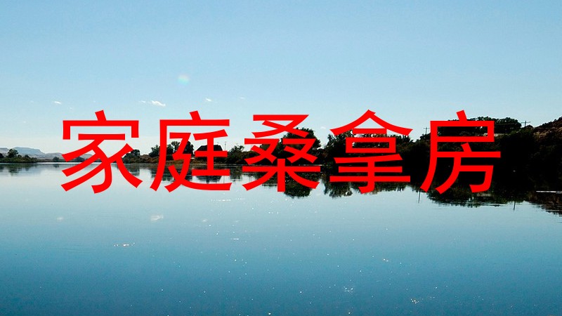 家庭桑拿房