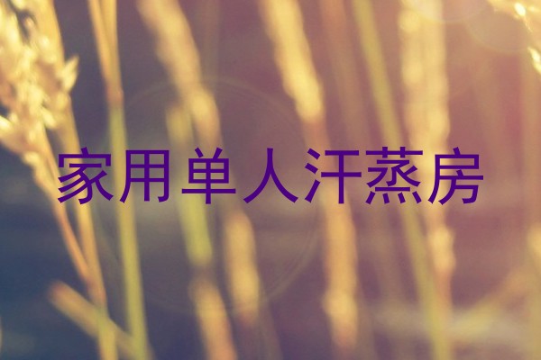 家用单人汗蒸房