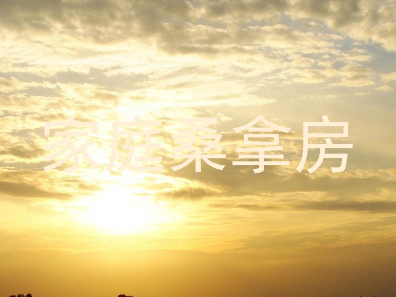 家庭桑拿房