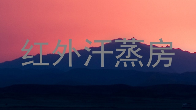 红外汗蒸房