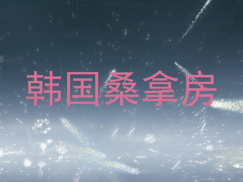 韩国桑拿房