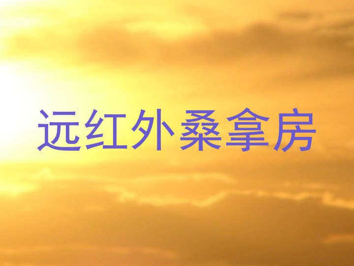 远红外桑拿房