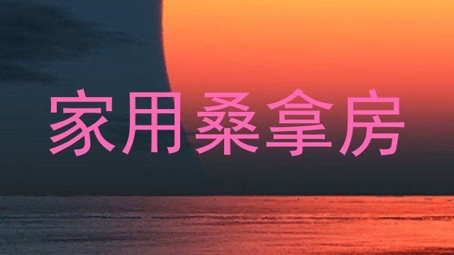 家用桑拿房