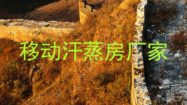 移动汗蒸房厂家
