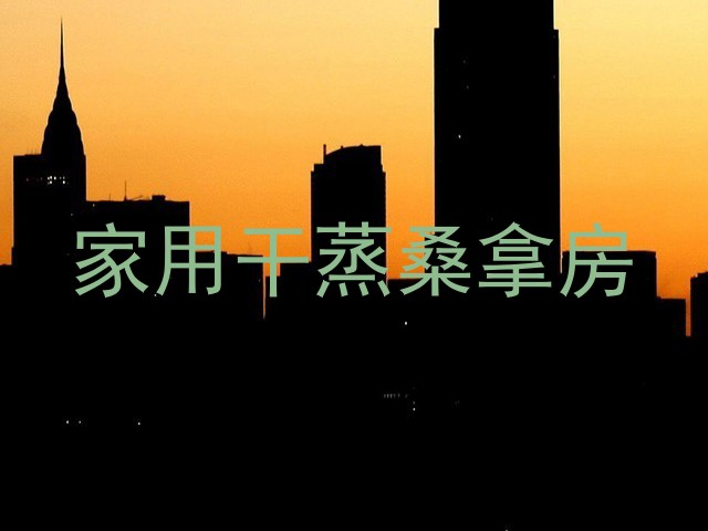 家用干蒸桑拿房