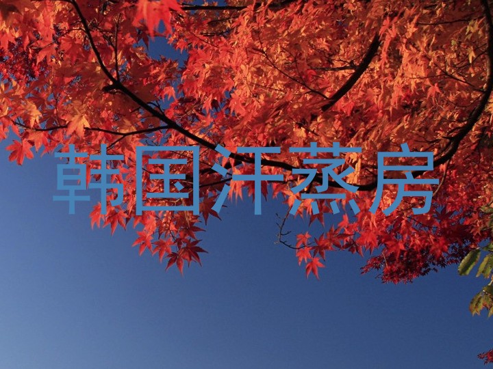 韩国汗蒸房