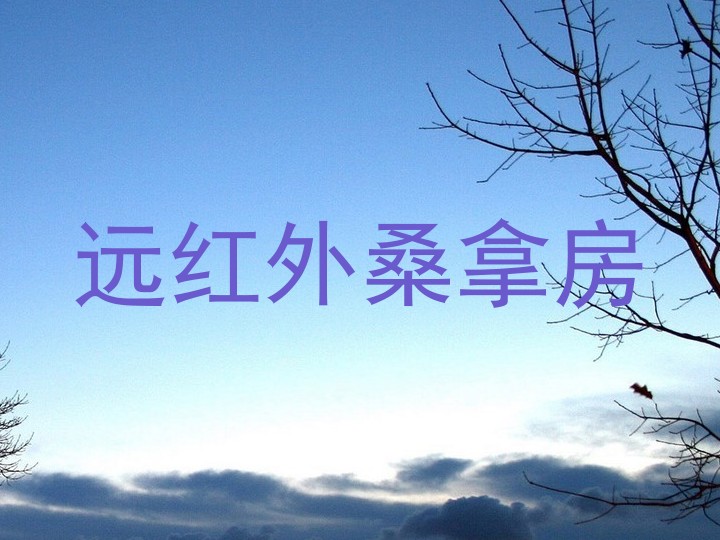 远红外桑拿房
