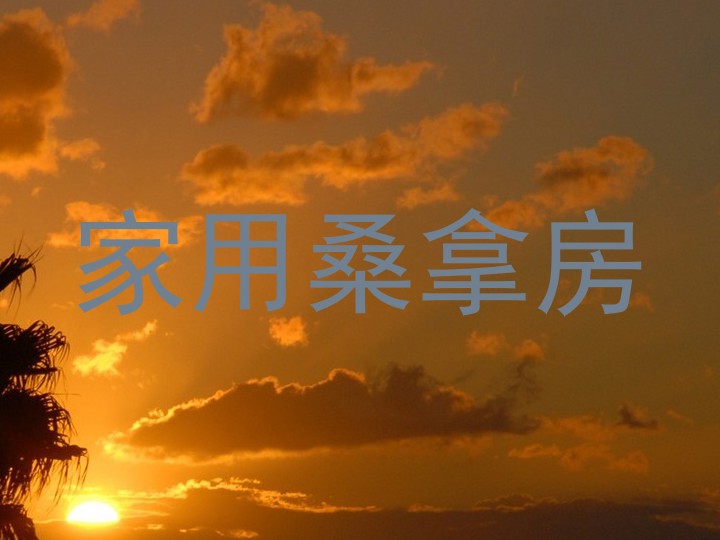 家用桑拿房