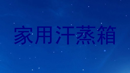 家用汗蒸箱