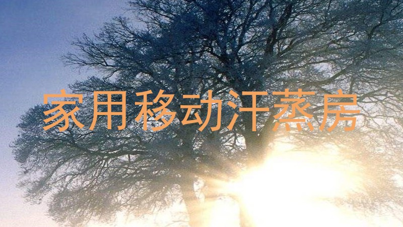 家用移动汗蒸房