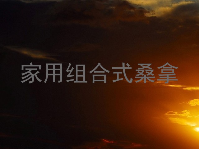 家用组合式桑拿