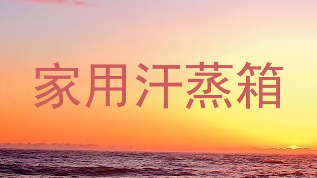 家用汗蒸箱