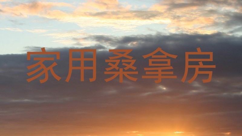 家用桑拿房