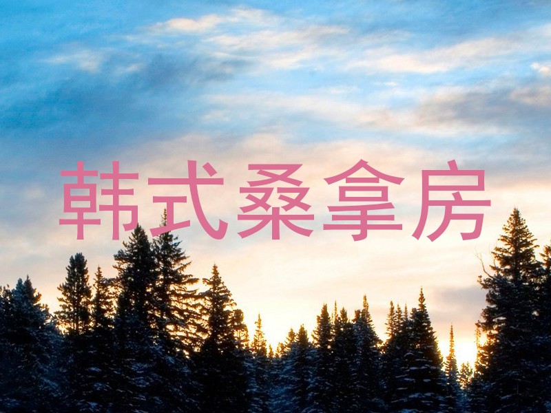 韩式桑拿房